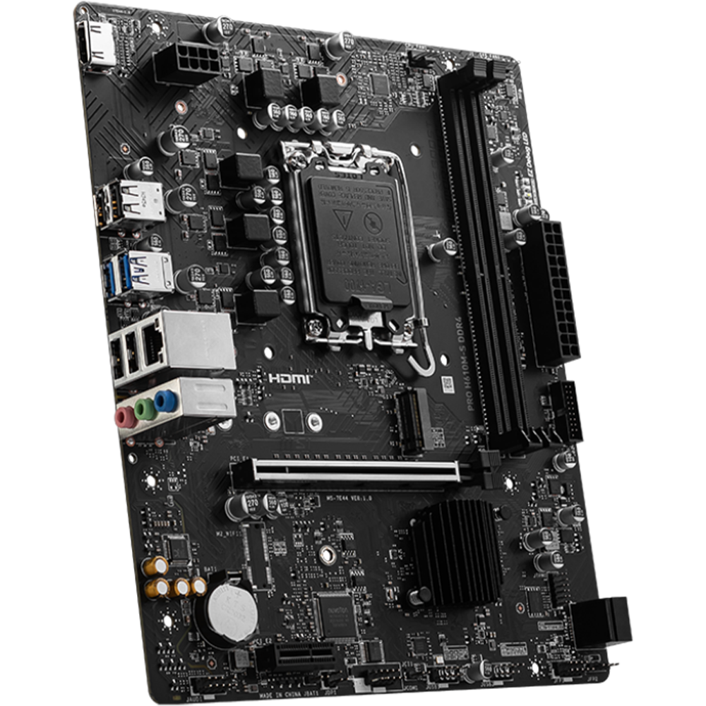 MSI PRO H610M-S DDR4 LGA 1700 Socket For Intel CPUs Motherboard