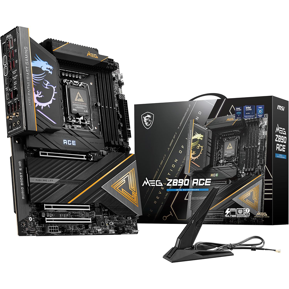 MSI MEG Z890 ACE, LGA 1851 Socket For Intel CPUs Motherboard