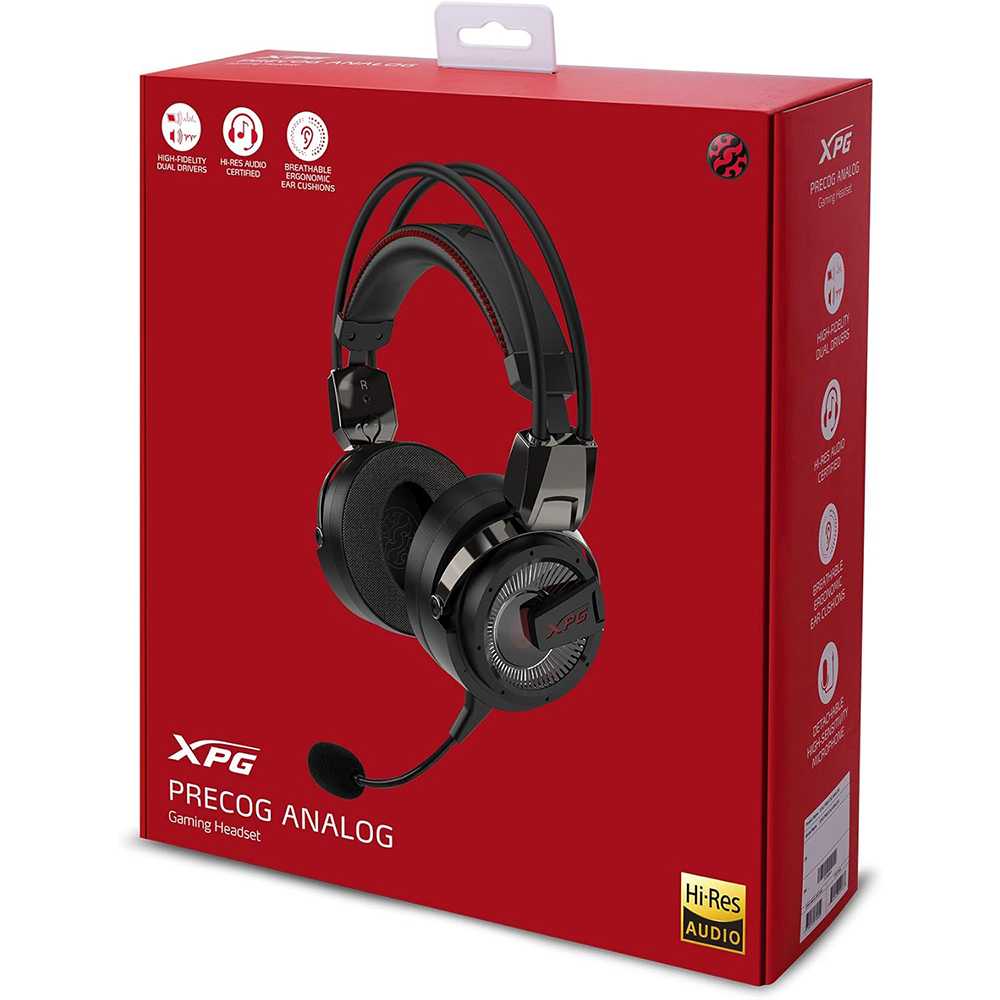 XPG Precog Analog Gaming Headset Wired 3.5mm - Tech Bit Store