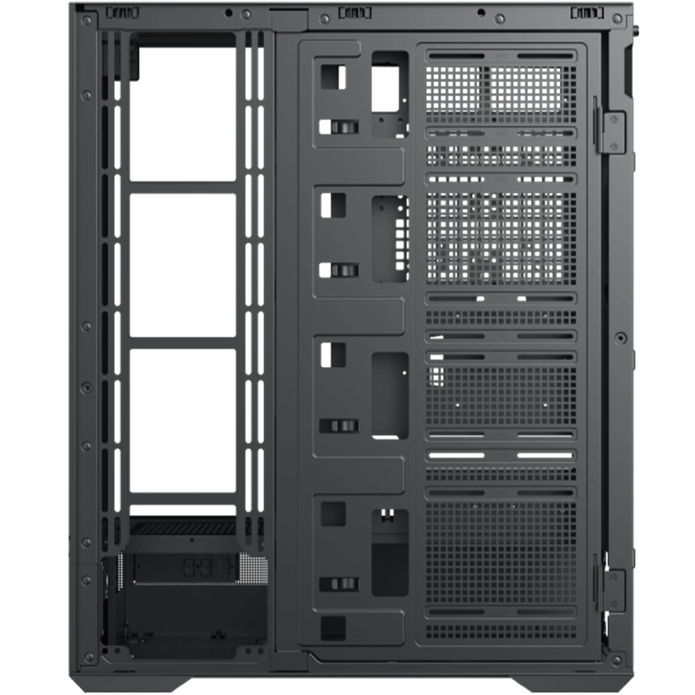 زيجماتيك Vision Pro كيس بي سي بحجم E-ATX Mid Tower مع 8 مراوح ARGB