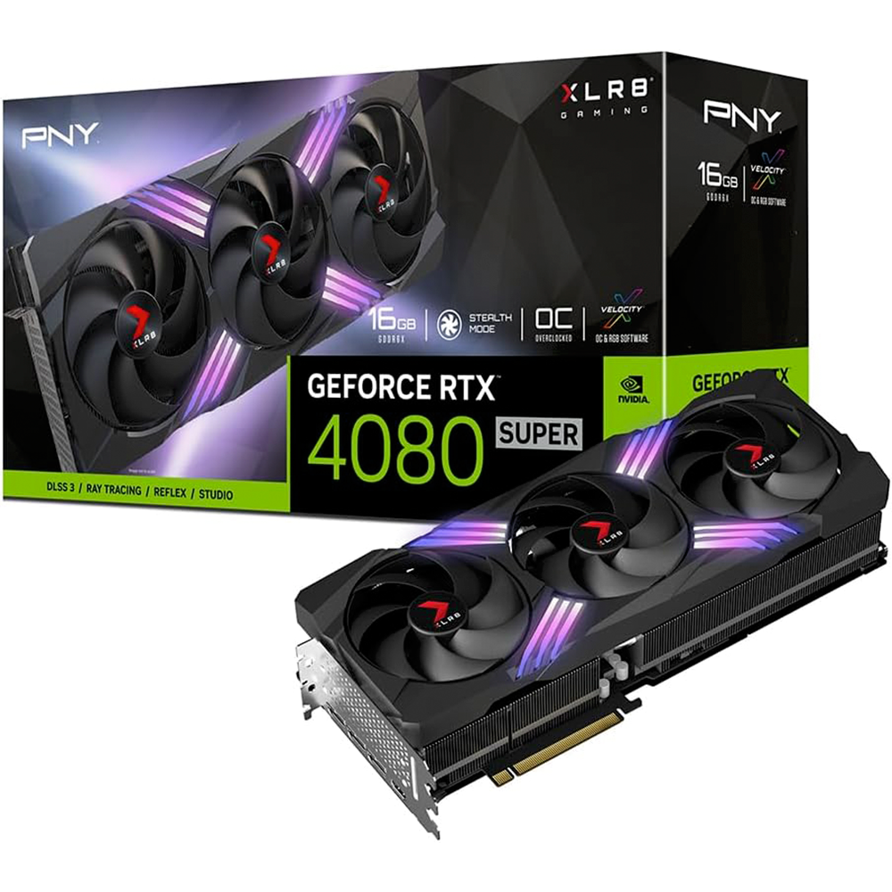 PNY GeForce RTX 4080 SUPER 16GB XLR8 Gaming VERTO Graphics Card