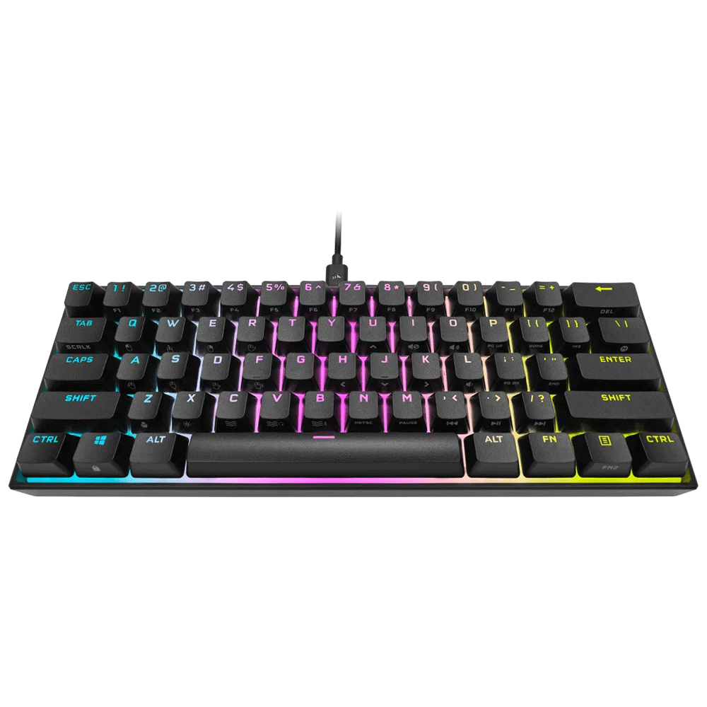 Corsair K65 RGB MINI 60% Mechanical Gaming Keyboard — CHERRY MX Red