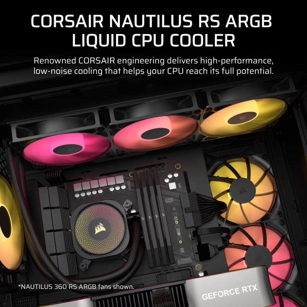 Corsair NAUTILUS 240 RS ARGB Liquid CPU Cooler 240mm AIO