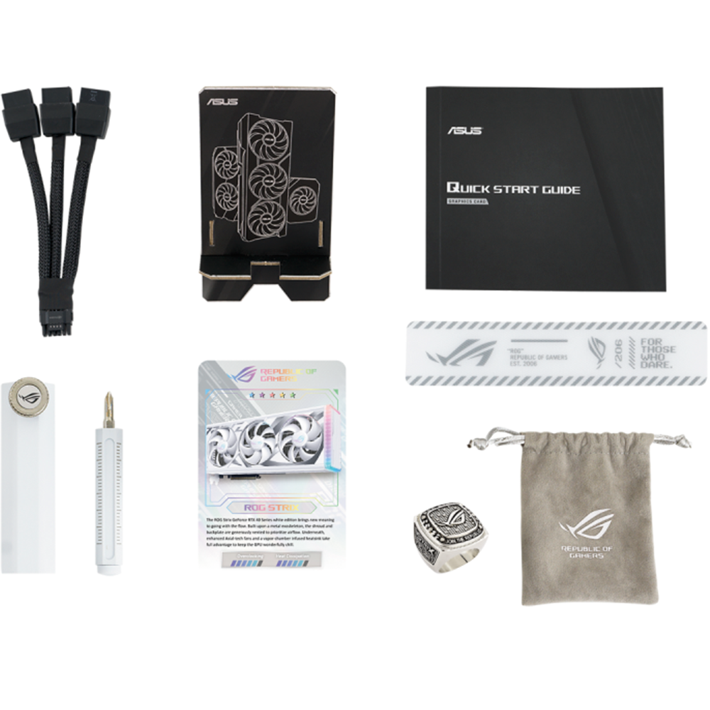 ASUS ROG Strix GeForce RTX 4080 SUPER 16GB GDDR6X White Edition VGA
