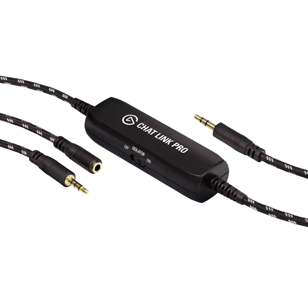 Elgato Chat Link Pro Audio Adapter, for PS5, PS4, Switch, Long Cable