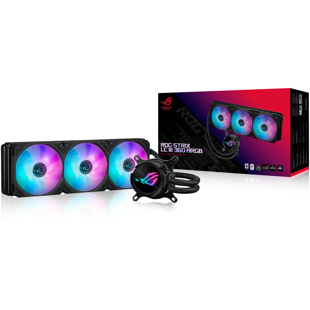 ASUS ROG Strix LC III 360 ARGB AIO CPU Liquid Cooler 360mm