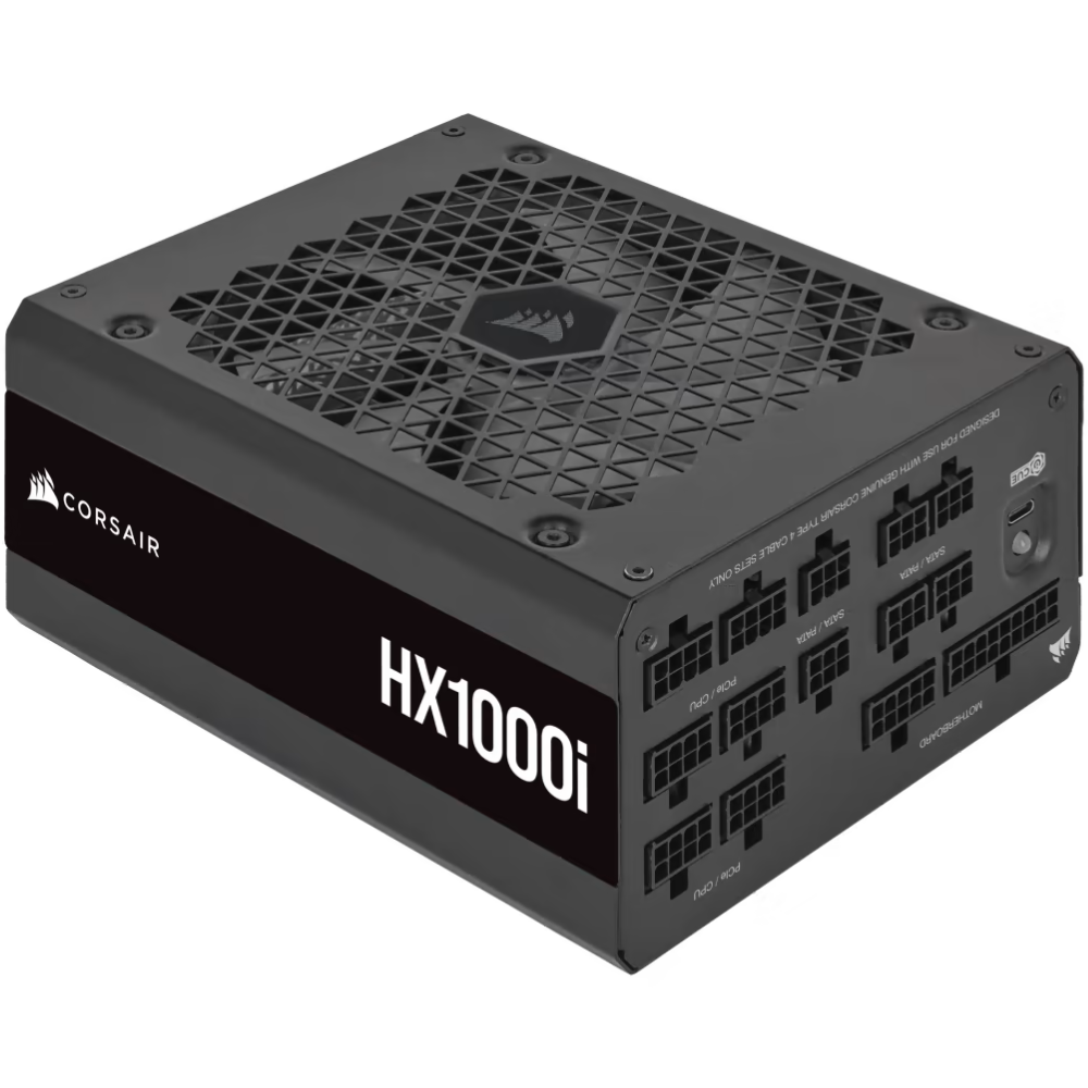 Corsair HX1000i 80 PLUS Platinum Fully Modular, ATX 3.0 Power Supply