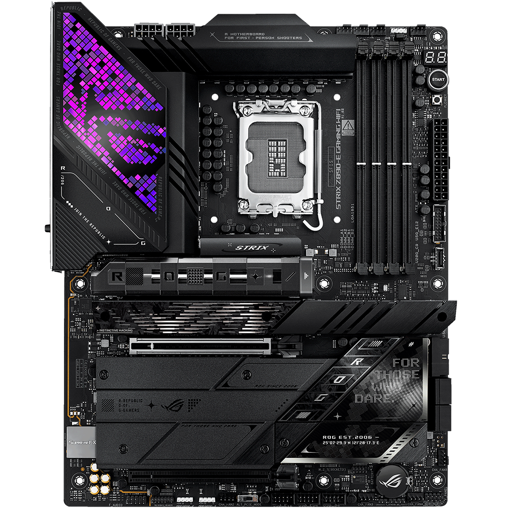 اسوس ROG STRIX Z890-E GAMING WIFI لوحة الأم مقبس LGA1851 لمعالجات انتل