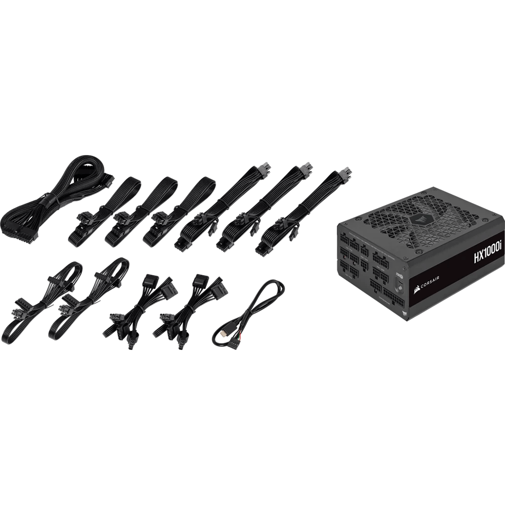 Corsair HX1000i Fully Modular Ultra-Low Noise Platinum ATX 1000W PSU