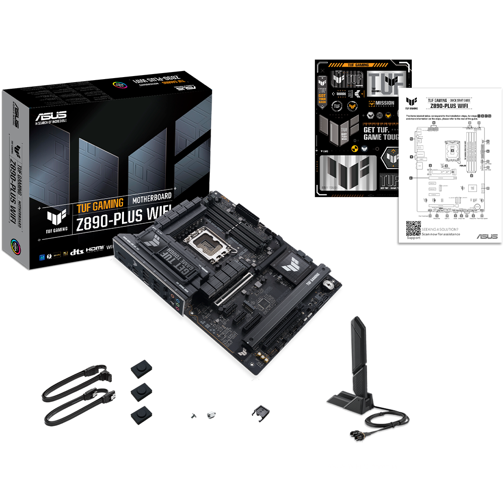 ASUS TUF GAMING Z890-PLUS WIFI LGA1851 For Intel CPU Socket