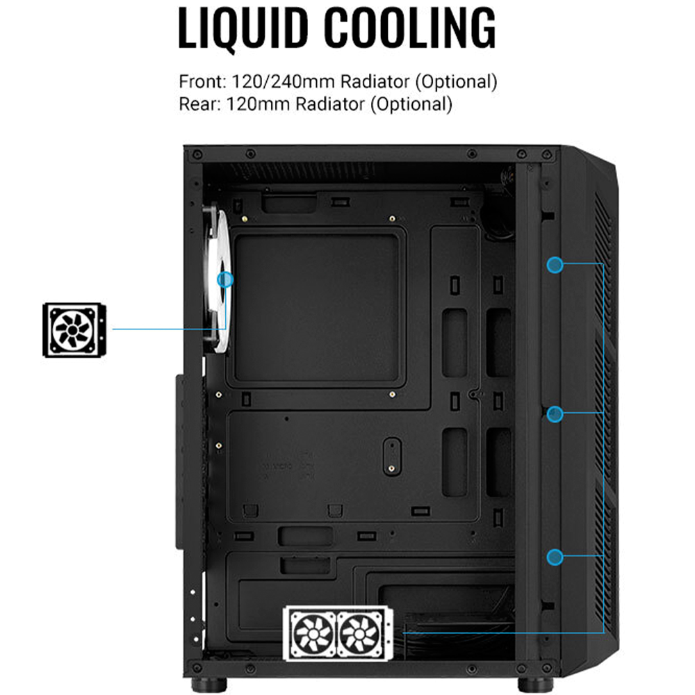 AeroCool Prime ARGB Mid Tower Case