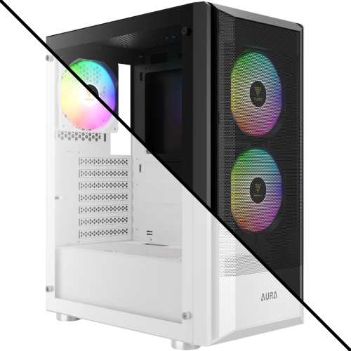 Lian Li Q58 Mini-ITX PCIE 4.0 Tempered Glass Case - White - Tech