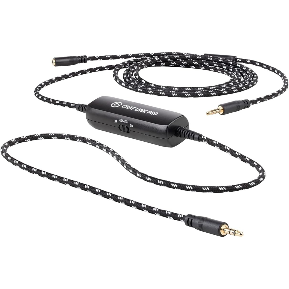 Elgato Chat Link Pro Audio Adapter, for PS5, PS4, Switch, Long Cable