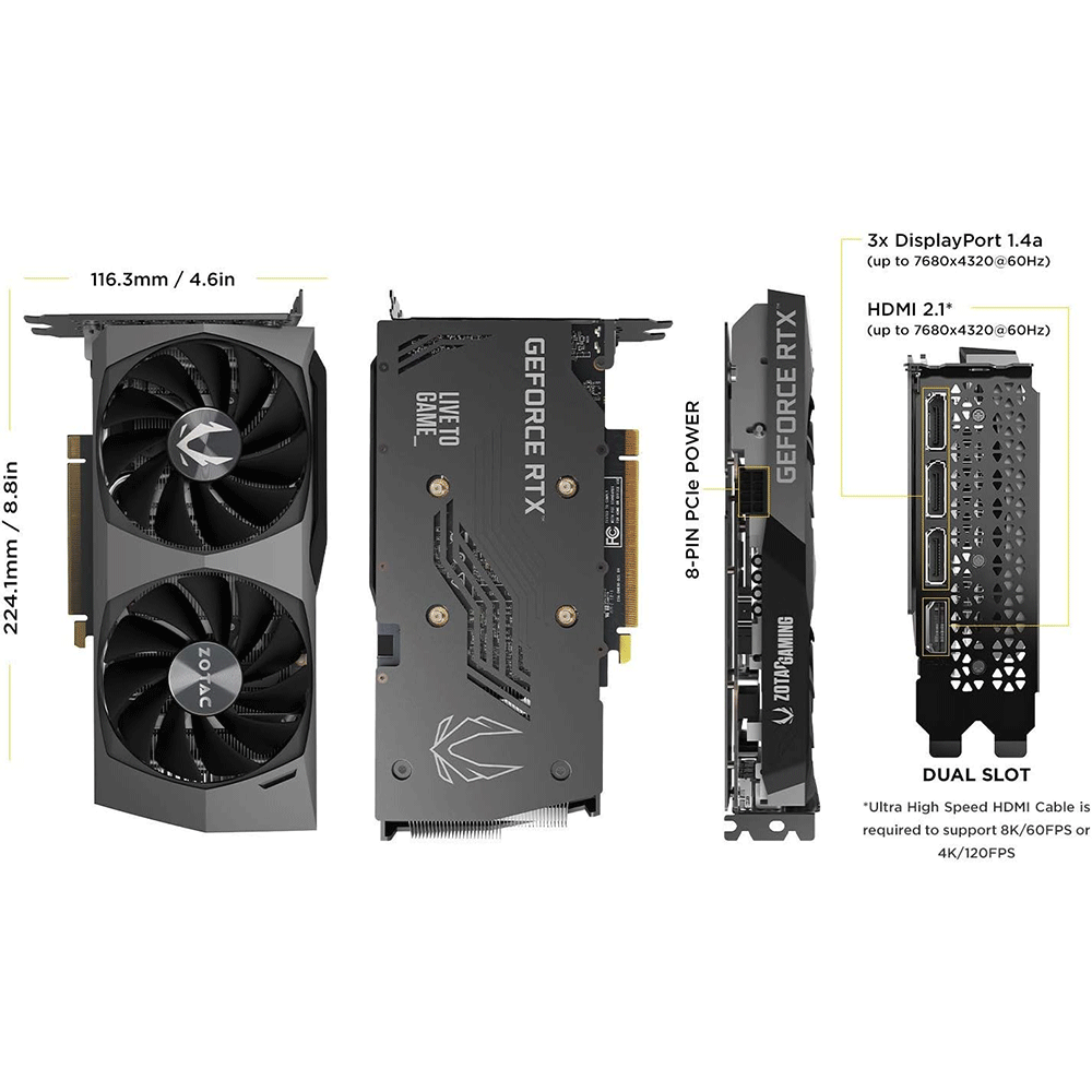ZOTAC GAMING GeForce RTX 3060 Twin Edge - PC/タブレット