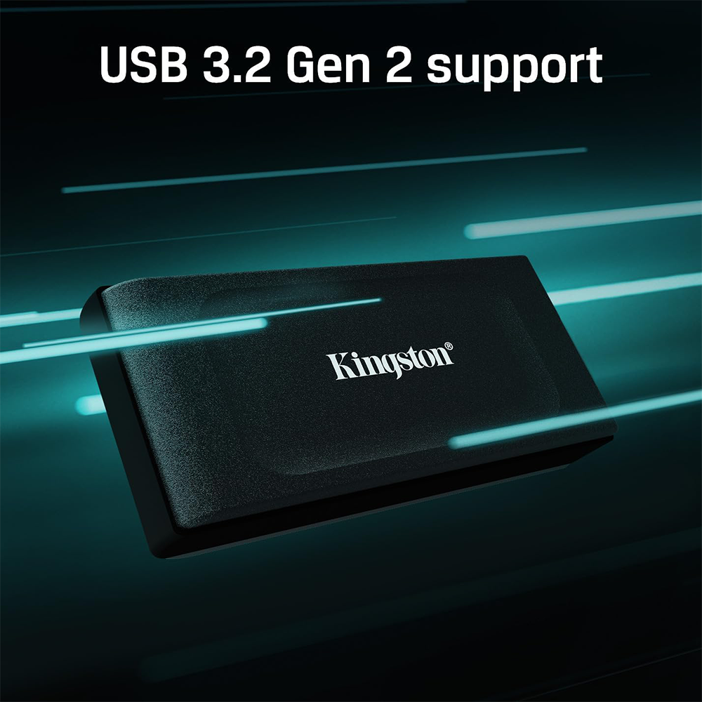كيتجستون XS1000 محرك أقراص محمول SSD خارجي USB 3.2 Gen 2