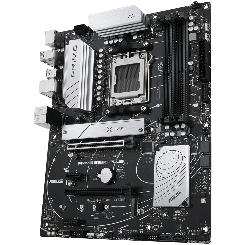 اسوس PRIME B650-PLUS اللوحة الام بمقبس AM5 لمعالجات AMD