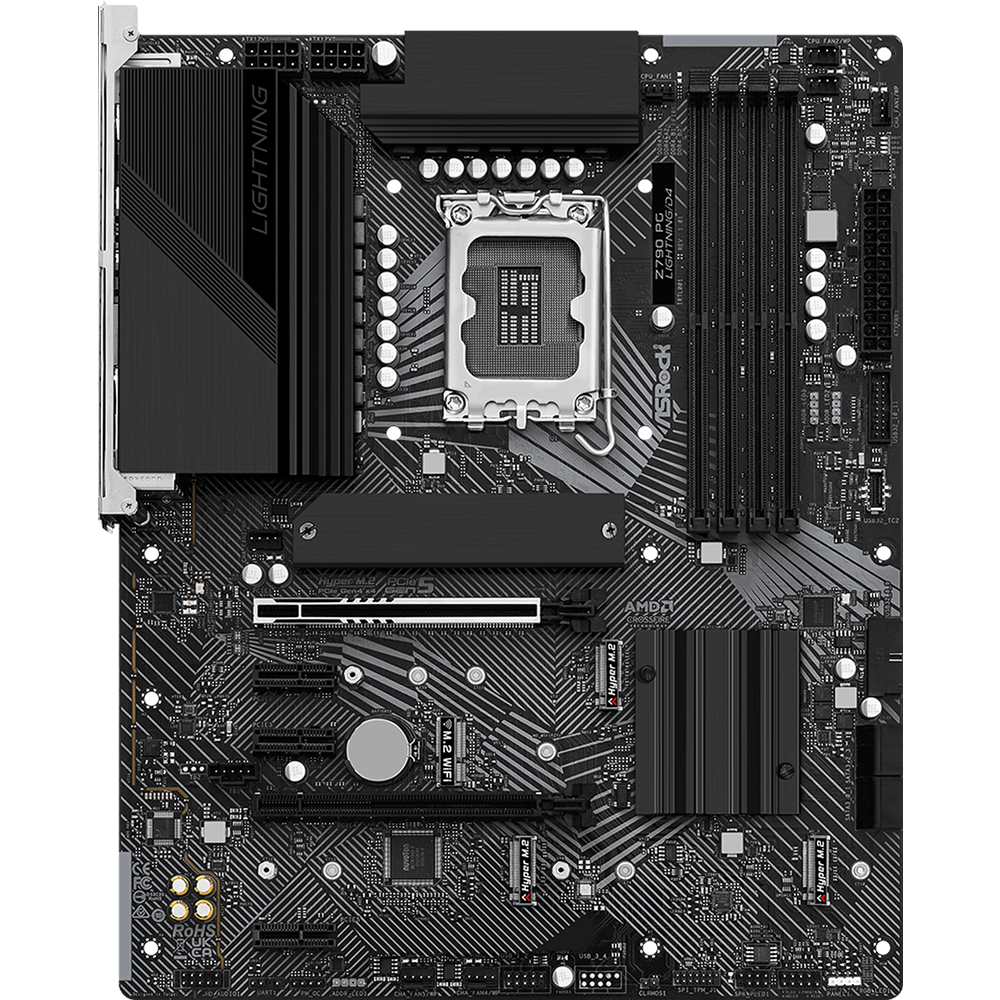 ASRock Z790 PG Lightning/D4 LGA1700 Socket For intel CPUs Motherboard