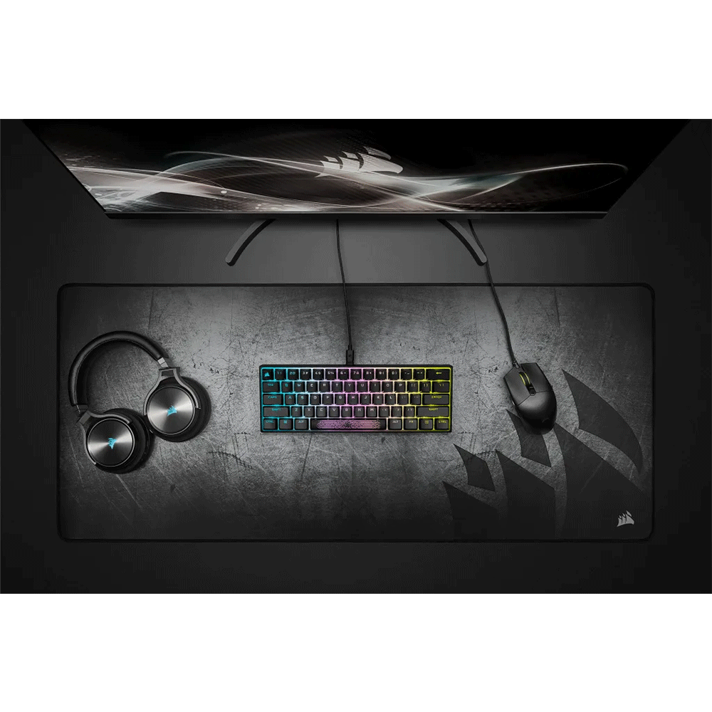 Corsair K65 RGB MINI 60% Mechanical Gaming Keyboard — CHERRY MX Red