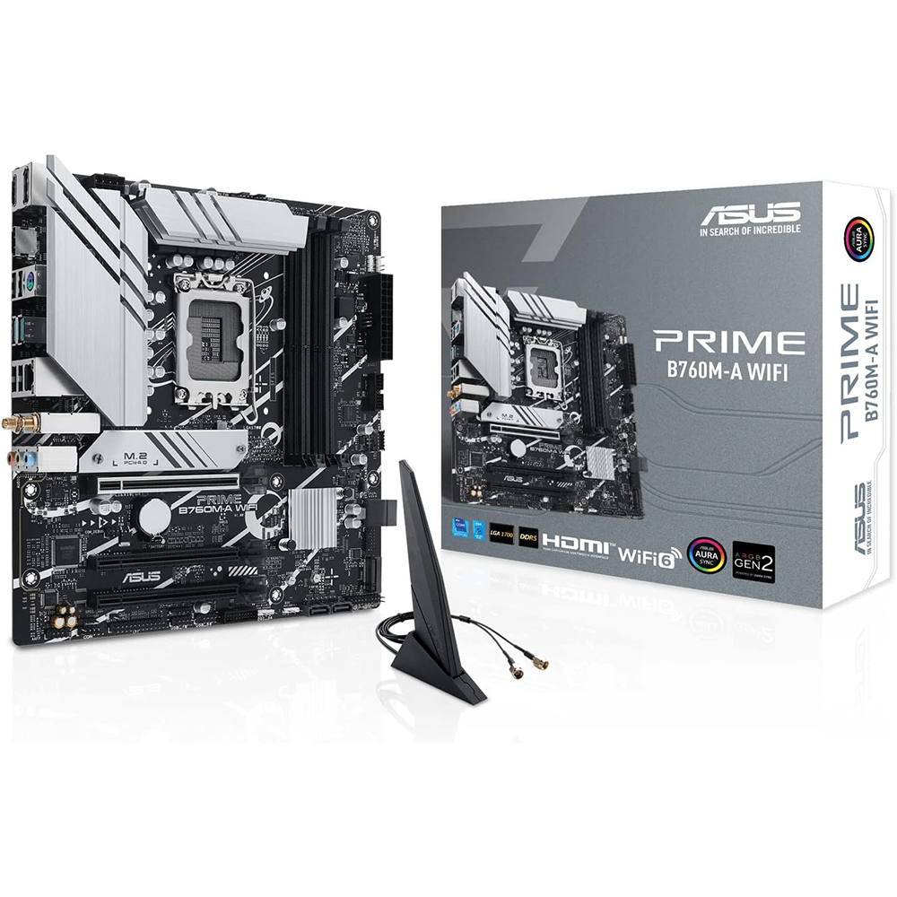 ASUS PRIME B760M-A WIFI LGA1700 Socket For intel CPUs Motherboard