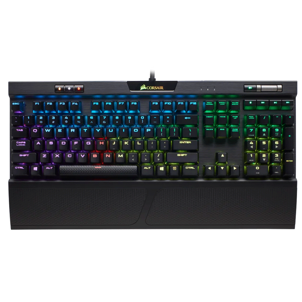K70 RGB MK.2 RAPIDFIRE Mechanical Gaming Keyboard — CHERRY MX Speed