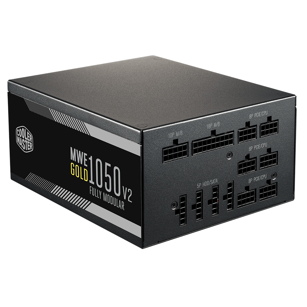 Cooler Master MWE Gold 1050 V2 Full Modular, 80 Plus Gold Power Supply