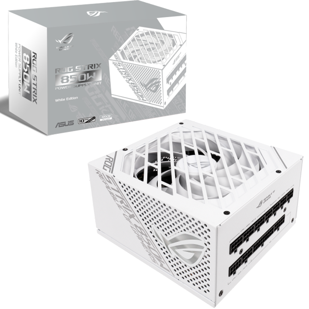 ASUS ROG Strix 850W White Edition, 80 Plus Gold Power Supply