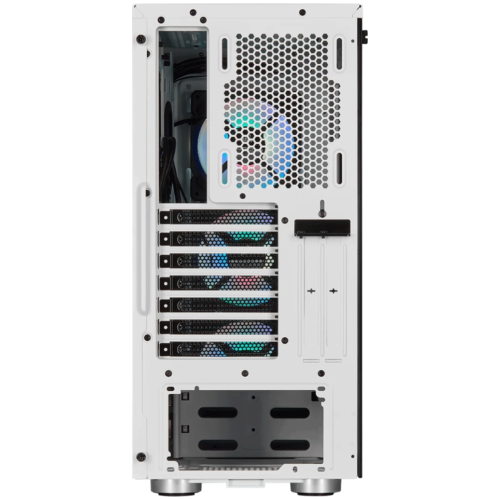 Corsair iCUE 465X RGB Mid-Tower ATX Smart Case — White