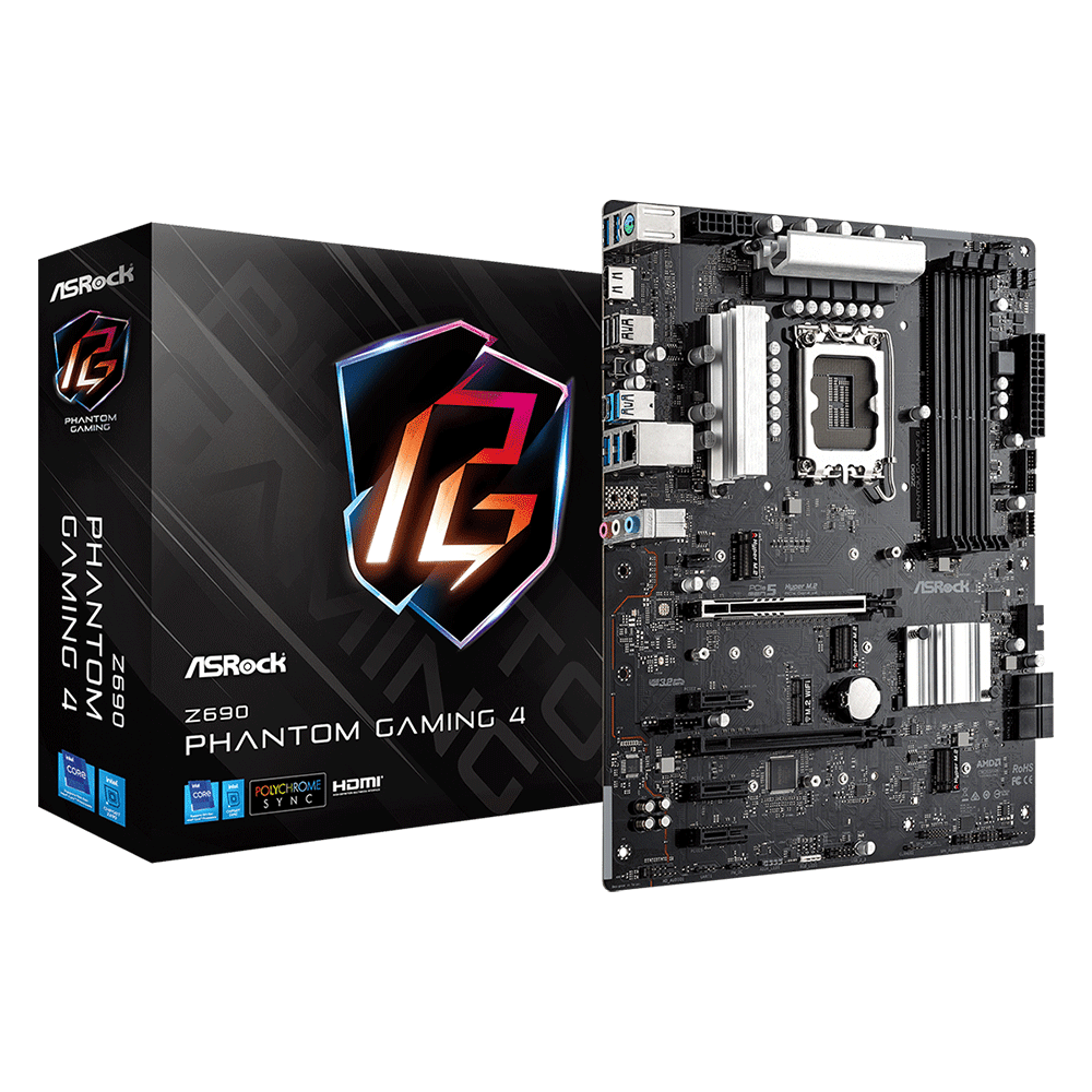 ASRock Z690 Phantom Gaming 4 Socket LGA1700 For intel CPU