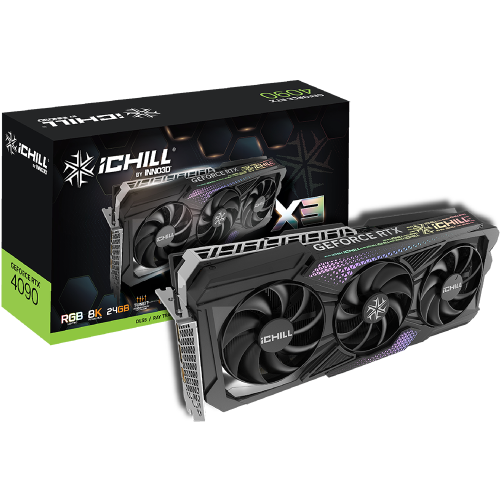 انو ثري دي GeForce RTX 4090 iCHILL X3 24GB كرت شاش...