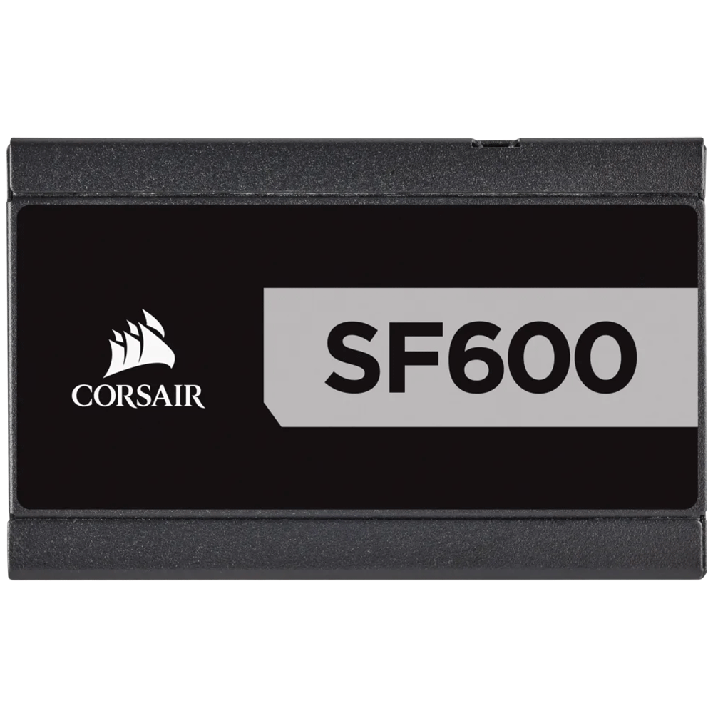 كورسير SF600 — مزود طاقة 600 واط 80 بلس بلاتينيوم عالي الأداء SFX PSU