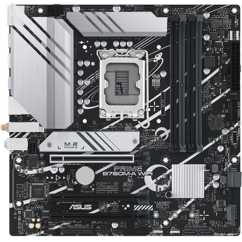 ASUS PRIME B760M-A WIFI LGA1700 Socket For intel CPUs Motherboard
