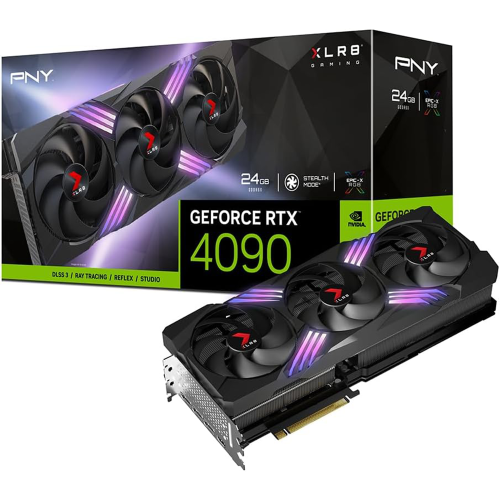 بي ان واي GeForce RTX 4090 24GB XLR8 Gaming VERTO...