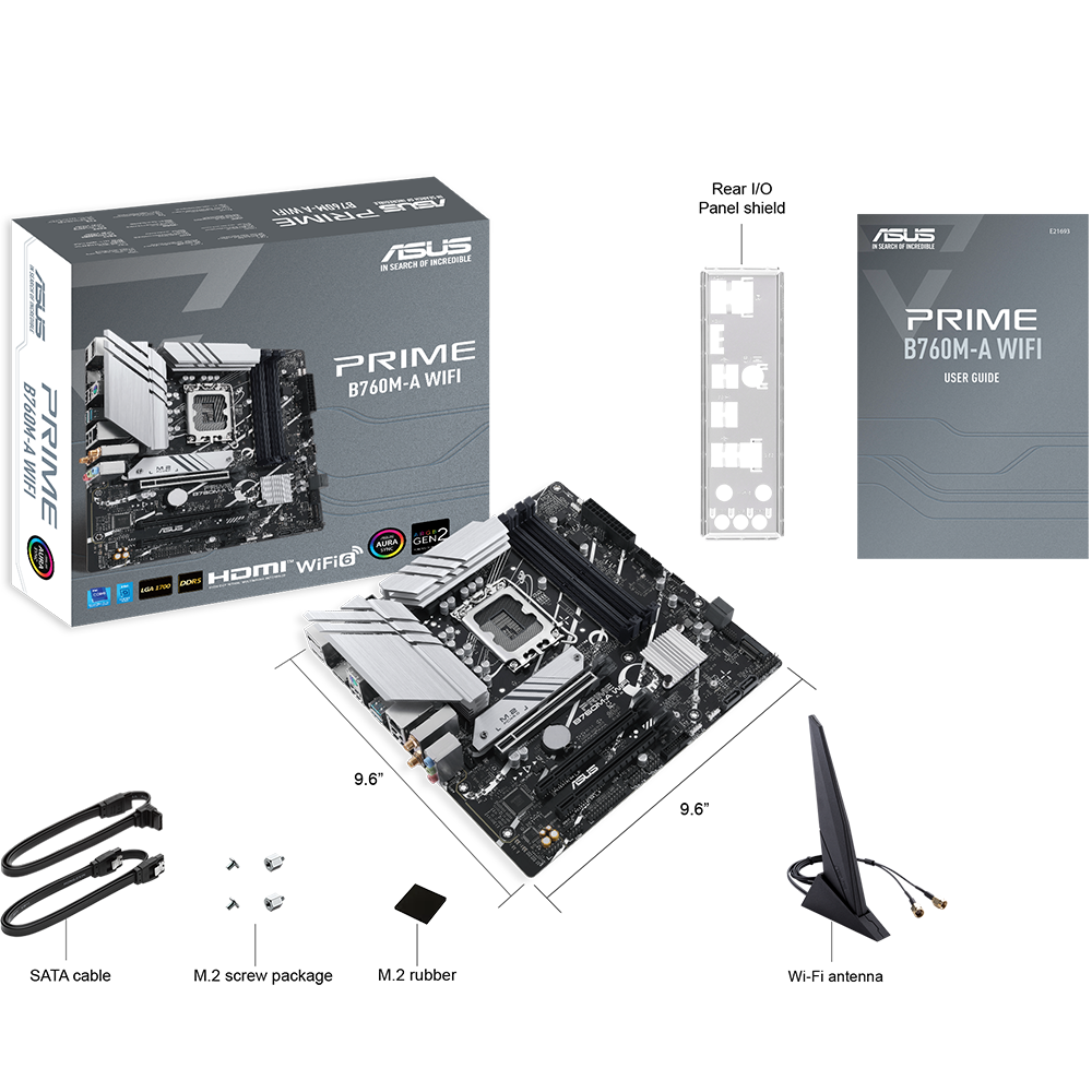 ASUS PRIME B760M-A WIFI LGA1700 Socket For intel CPUs Motherboard