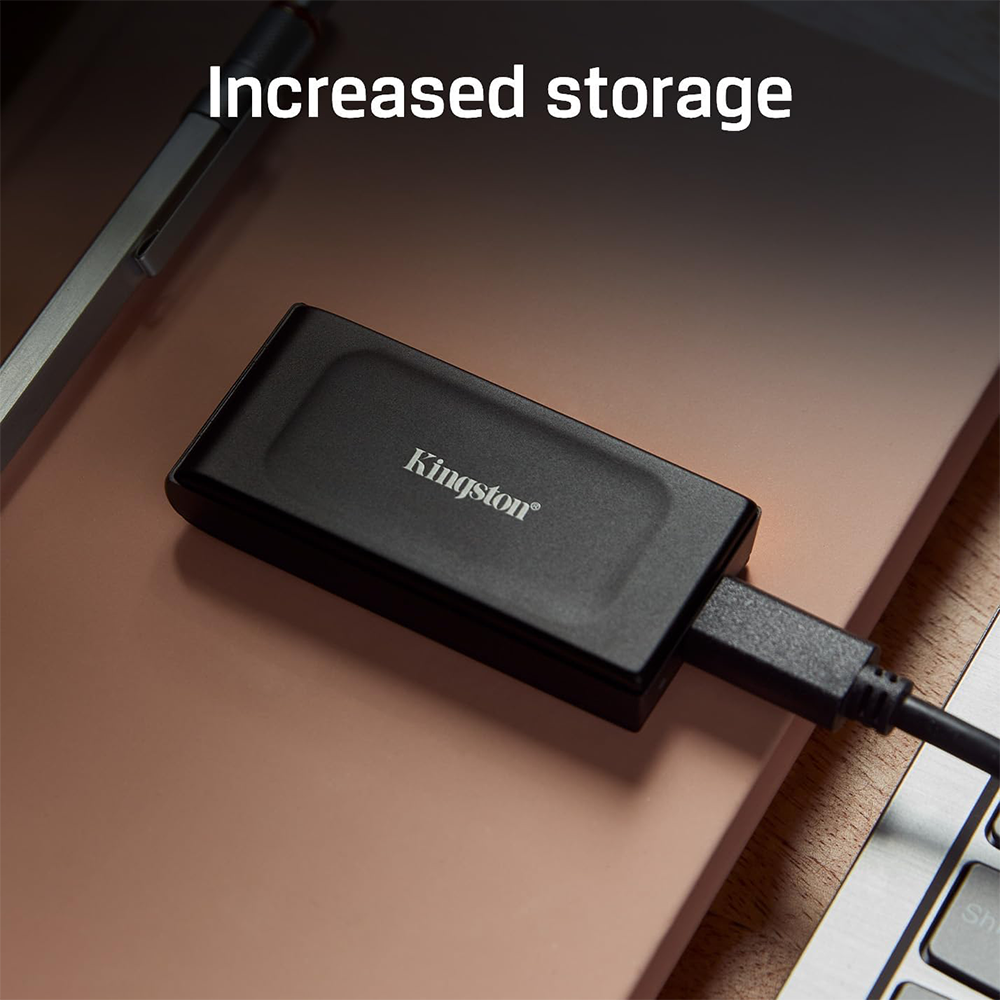 كيتجستون XS1000 محرك أقراص محمول SSD خارجي USB 3.2 Gen 2