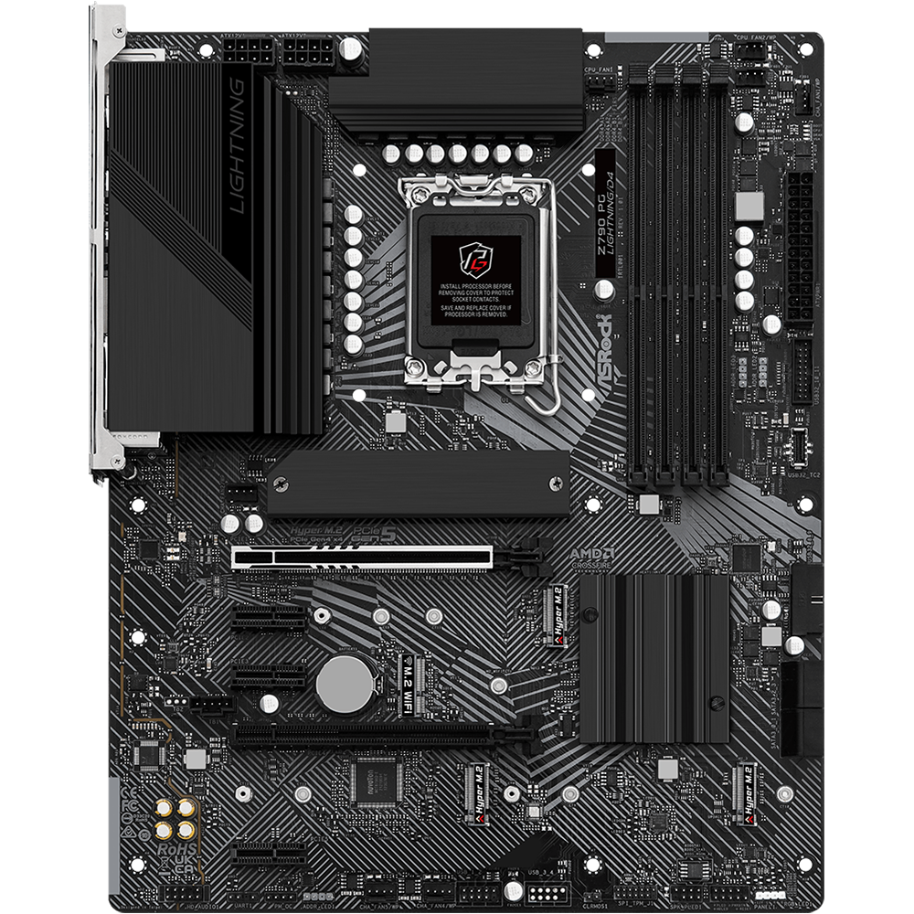 ASRock Z790 PG Lightning/D4 LGA1700 Socket For intel CPUs Motherboard