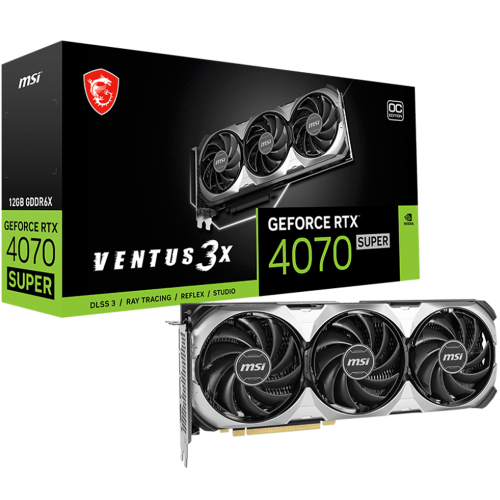 ام اس اي GeForce RTX 4070 SUPER 12G VENTUS 3X OC ك...