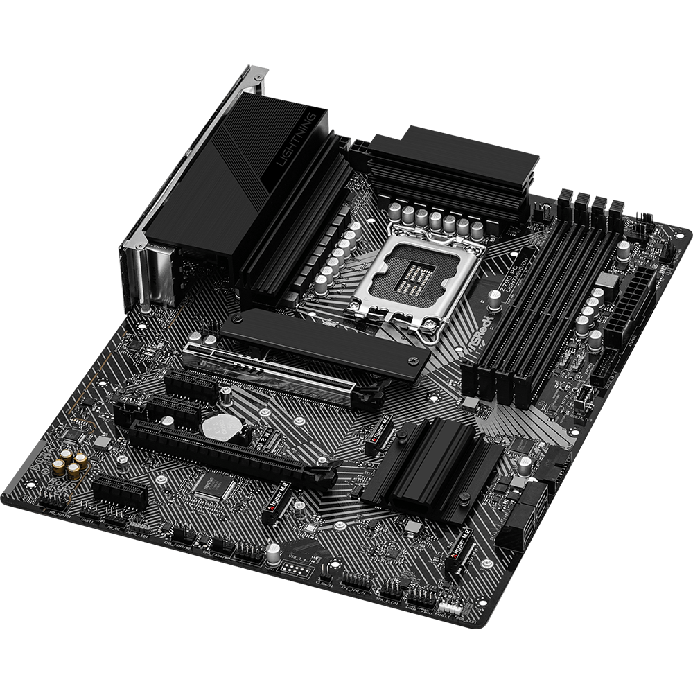 ASRock Z790 PG Lightning/D4 LGA1700 Socket For intel CPUs Motherboard
