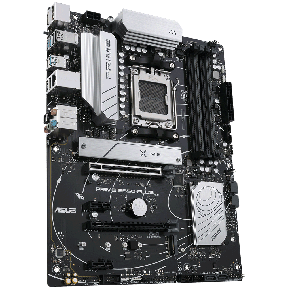 اسوس PRIME B650-PLUS اللوحة الام بمقبس AM5 لمعالجات AMD