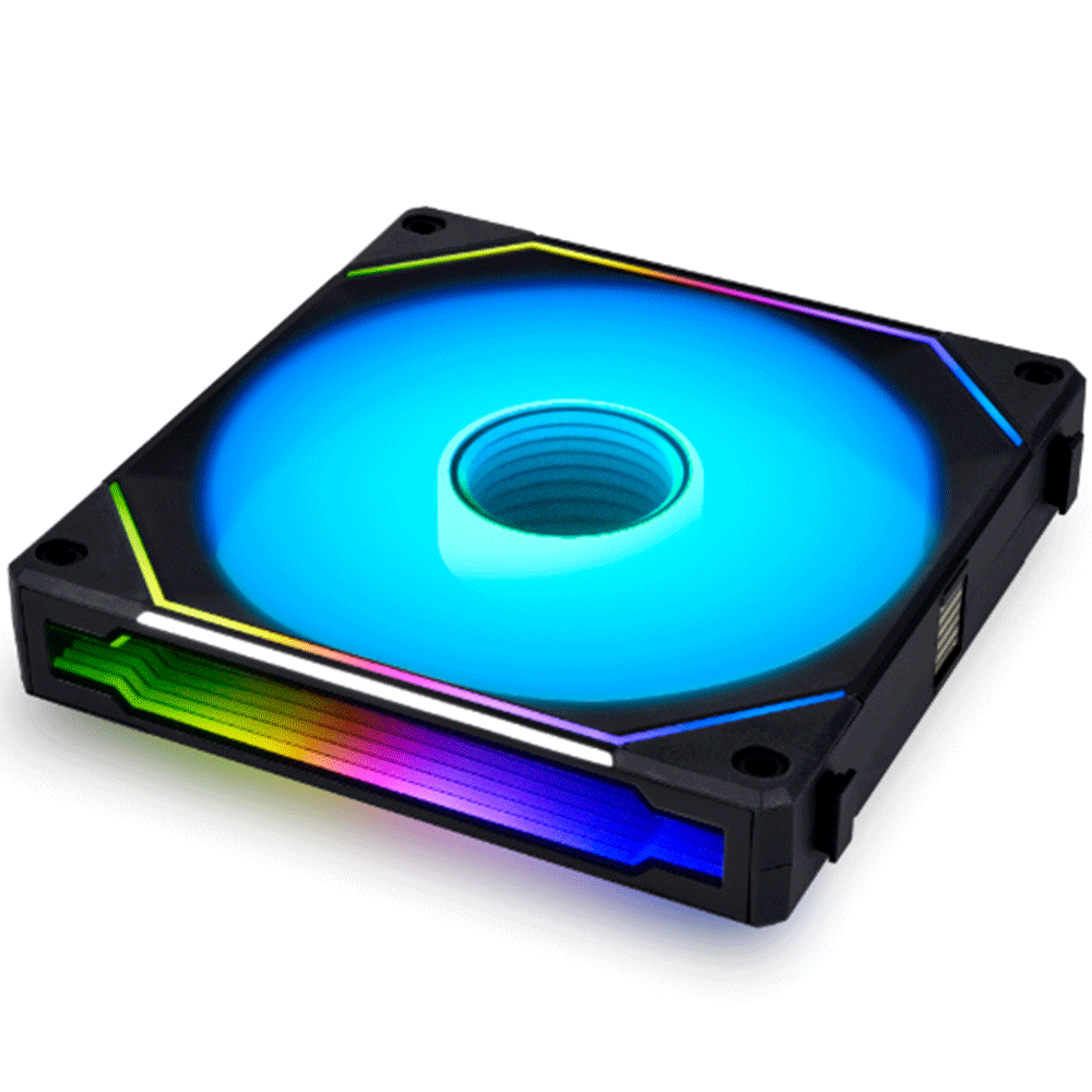 Lian Li UNI FAN SL-INFINITY 120 WT 3個セット LIAN LI UNI FAN SL INFINITY 120 RGB BLACK 3 PCS PACK ---UF