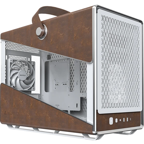Montech Heritage PRO Micro-ATX Portable PC Case With 4x 120mm Fans