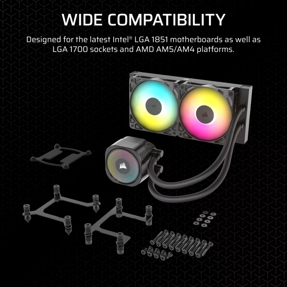 Corsair NAUTILUS 240 RS ARGB Liquid CPU Cooler 240mm AIO