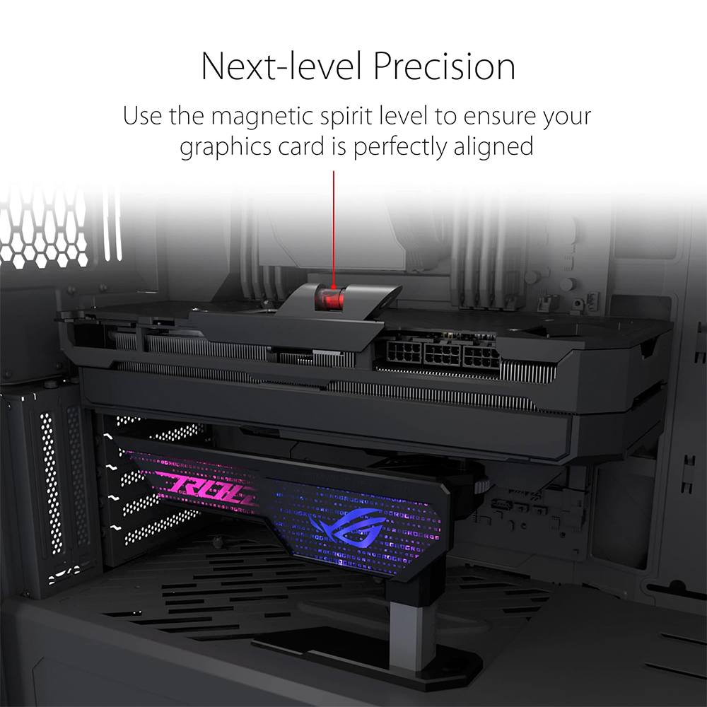 ASUS ROG Herculx Graphics Card Holder (Tool-free design 72-128mm) - Tech Bit Store
