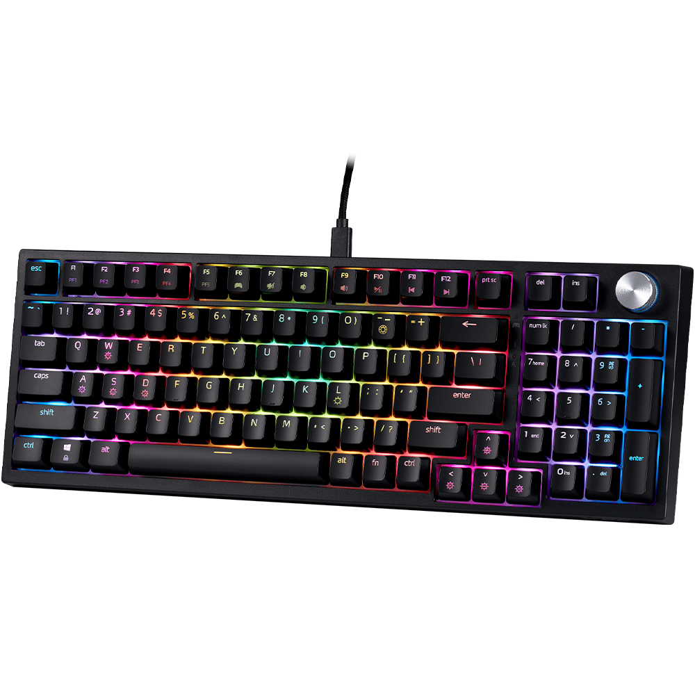 XPG SORCERER Gaming Keyboard XPG Red Switch, Wired - Black