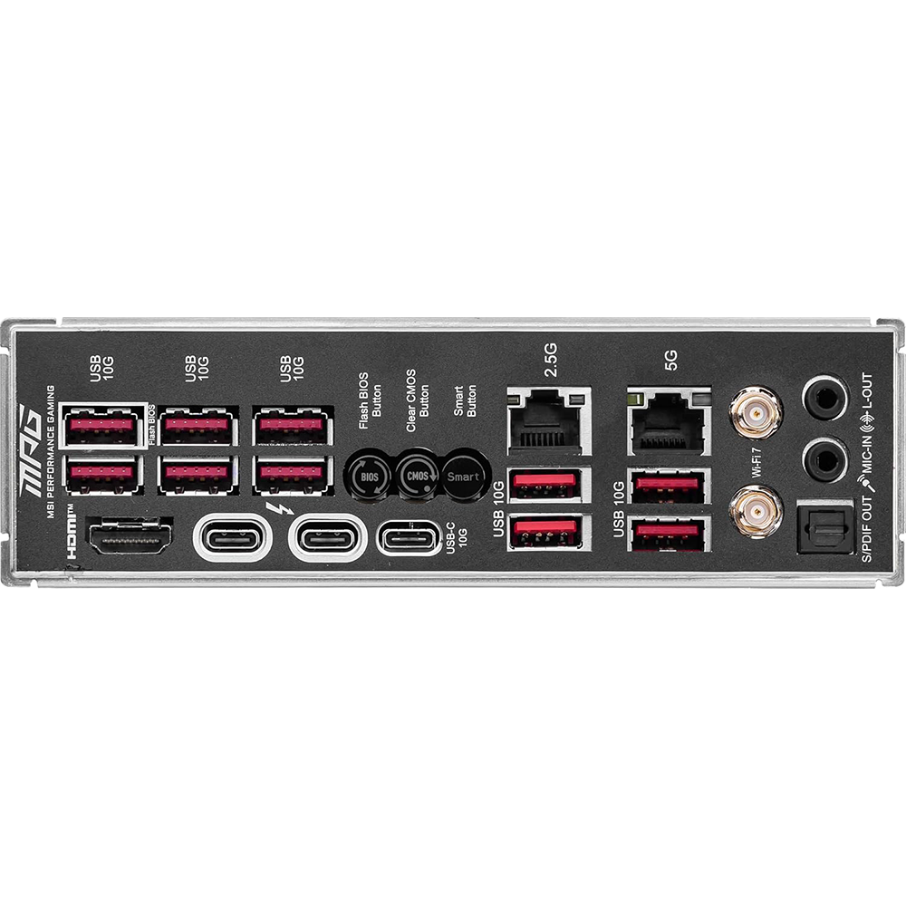 MSI MPG Z890 CARBON WIFI, LGA 1851 Socket For Intel CPUs Motherboard