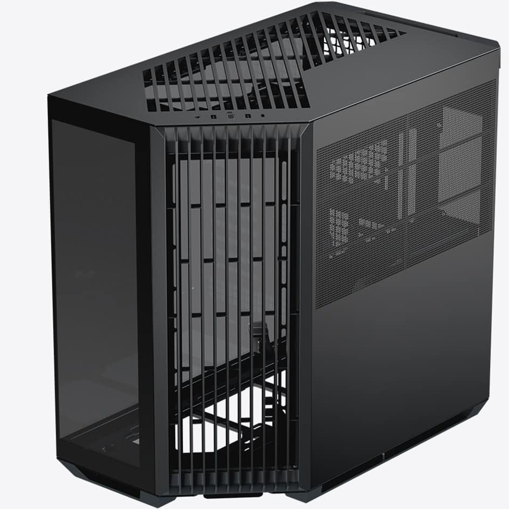 ابنكس V1 كيس بي سي بحجرتين مزدوجتين بحجم ATX Mid Tower