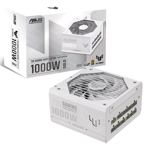 اسوس TUF Gaming 1000W Gold White Edition مزود طاقة...