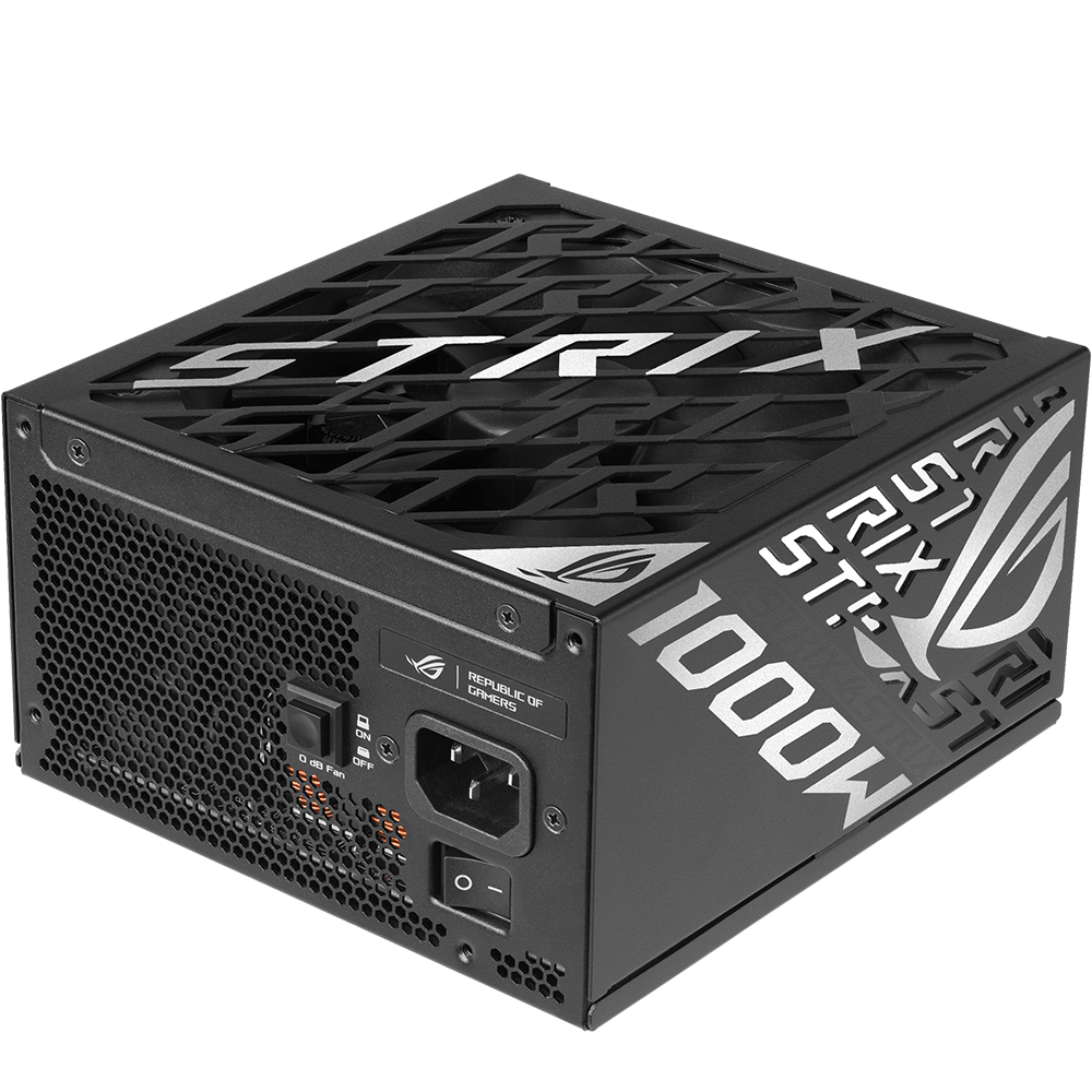 اسوس ROG STRIX 1000W Platinum مزود طاقة بلاتينوم قابل للتخصيص بالكامل