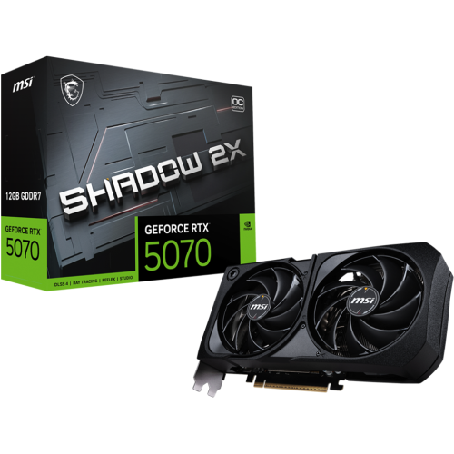 ام اس اي GeForce RTX 5070 12G SHADOW 2X OC كرت شاش...