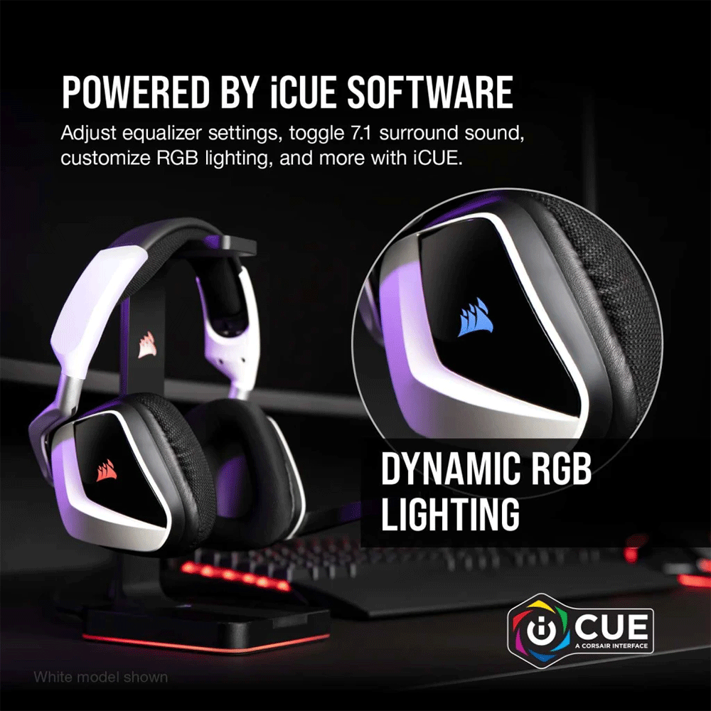 Corsair VOID RGB ELITE Wireless Premium Gaming Headset with 7.1