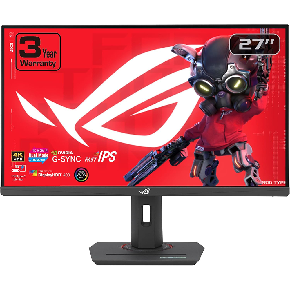 اسوس ROG Strix XG27UCS شاشة 27 بوصة 4K UHD بتردد 160Hz واستجابة 1ms